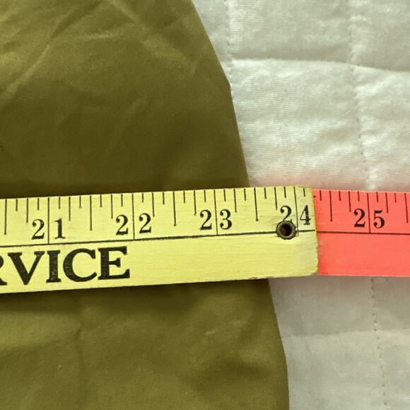 FOIL Womens Dress 8 Green Maxi 1/2 Zip Lagenlook Minimalist Bohemian Summer - Picture 10 of 11